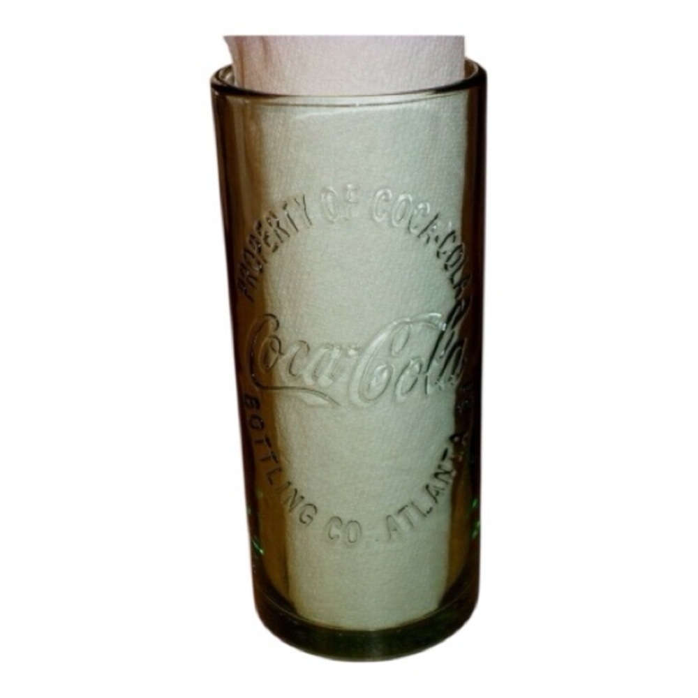 Collectible Coca-Cola Heavy weight Drinking glass